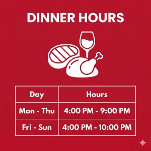 Golden Corral Dinner Hours