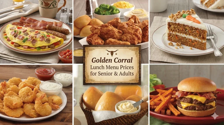 Golden Corral Lunch Price for Kids Seniors and Adults