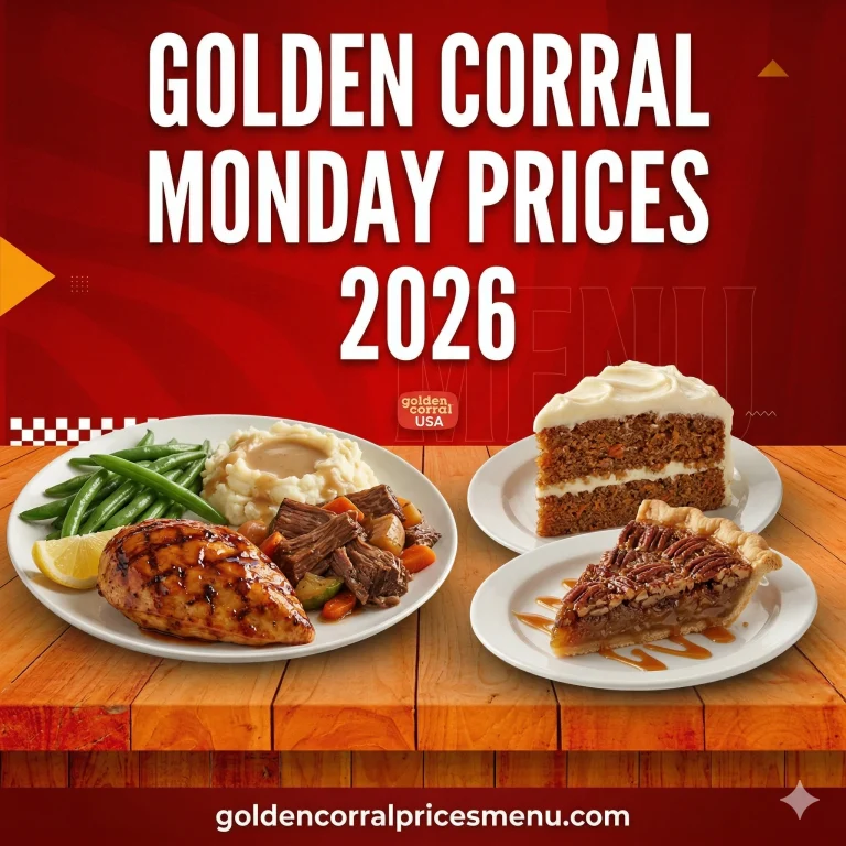 Golden Corral Monday Prices 2026